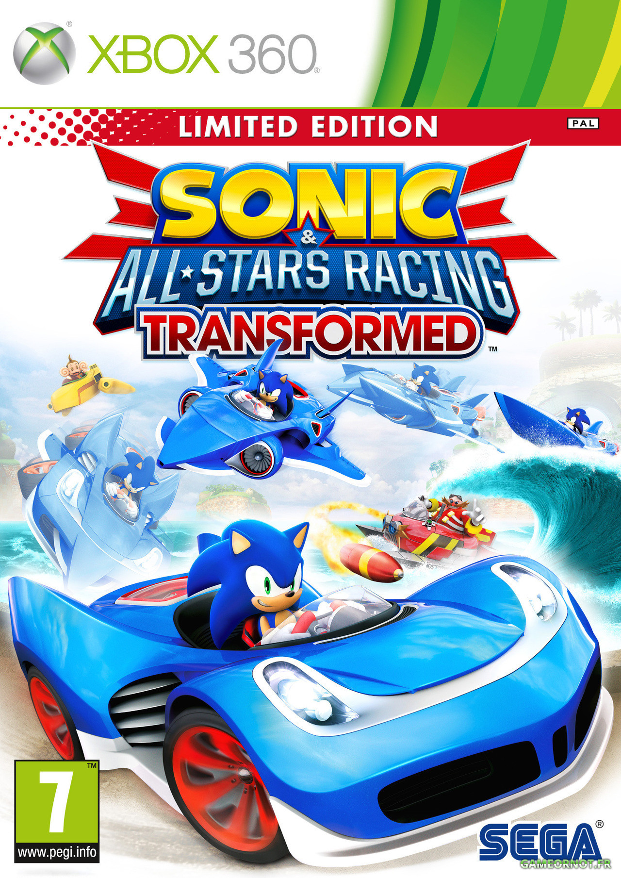 Sonic & All Stars Racing Transformed - Mario Kart s'est fait doubler